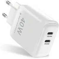 Sign Dual USB-C PD -laturi 40W - Musta