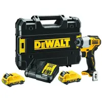 DeWalt Iskuruuvinväännin DCF801D2-QW; 12 V; 2x2,0 Ah akku