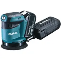 Makita -Epäkeskohiomakone 18 V, sis. 2 X 5,0Ah akku ja laturi, Makpac