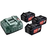 Metabo Akku 18 V; 5,2 Ah; Li-ion; 3 kpl.+ Laturi ASC 30-36