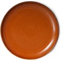 HK Living Home Chef side plate -leipälautanen Ø 20 cm Burned orange