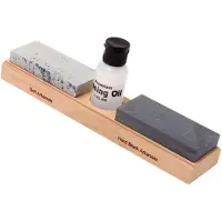 Skerper Arkansas Sportsman 2 Stone Honing Set NAHK02, Soft/Hard Black Arkansas