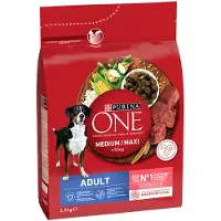 Purina 12kg Medium/Maxi Adult nauta ja riisi koiran kuivaruoka