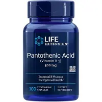Life Extension Pantoteenihappo 500 mg - 100 kapselia.