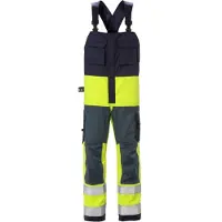 Fristads Palosuojattu High Vis avosuoja lk 2 1584 FLAM Huomiokeltainen/Laivastonsininen C52