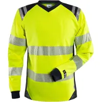 Fristads Palosuojattu flamestat high vis t-paita naisten lk 3 7357 TFL Huomiokeltainen/Laivastonsininen L