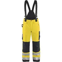 Blakläder Highvis Talvihousut Henkseleillä - Huomio Keltainen/Mariininsininen - C56