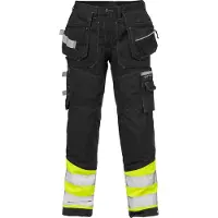 Fristads Hantverkarbyxa 2127 CYD, Klass 1 Varsel Gul/Svart D120