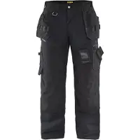 Blakläder X1500 Softshell Riipputaskuhousut - Musta - C60
