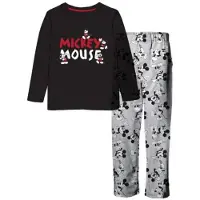 ERVE DISNEY MICKEY Yöpuku, musta/harmaa, 122–128 cm