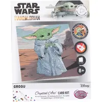 Craft Buddy STAR WARS Timanttimaalaus "Onnittelukortti Grogu"