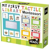 HEADU Montessori-peli Kosketuskirjasto