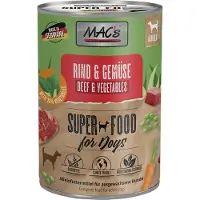 Mac'S 6x400g nauta & kasvikset koiran märkäruoka