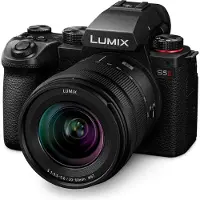 Panasonic Lumix S5II + S 20-60MM F3.5-5.6, 24,2 MP, 12000 x 8000 pikseliä, CMOS, 6K Ultra HD, Kosketusnäyttö, Musta