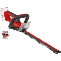 Einhell GC-CH ／40 Li Solo 18 V akkukäyttöinen pensasleikkuri, musta/punainen, ilman akkua