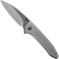 CRKT Delineation Silver 5385 pocket knife, Eric Ochs design