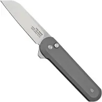 The James Brand The Wells - Raw Aluminum / Stainless / Aluminum / Straight kääntöveitsi