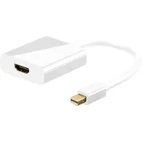 Goobay Mini DisplayPort/HDMI -sovitinkaapeli 1.2, kullattu