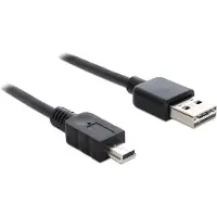 DeLOCK – Cable EASY-USB 2.0 Type-A male > USB 2.0 Type Mini-B male 0,5 m black (85158)