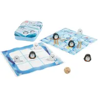 Hape 2-i-1 spel Tic Tac Toe/Snakes&Ladders, E0478A