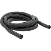 DeLOCK – Braided Sleeving self-closing 5 m x 25 mm black (18920)