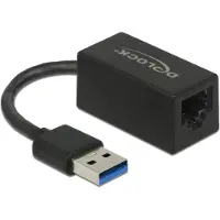 DeLOCK – USB Type-A Adapter to Gigabit LAN compact black (66039)
