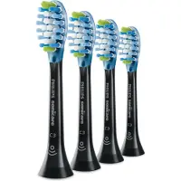 Philips C3 Premium Plaque Defence - 4x Sonic hammasharjan päät - Musta - HX9044/33