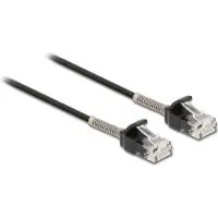 DeLOCK 87020, 3 m, Cat6a, U/UTP (UTP), RJ-45, RJ-45, Musta
