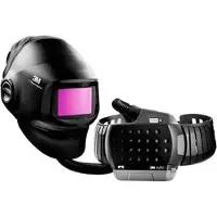 3M TM speedglasTM g5-01 heavy-duty welding helmet bundle with filter g5-01vc variable Väri & high-altitude respirator battery & Laukku 617830