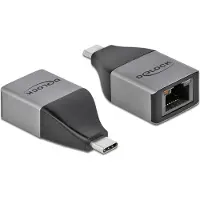 DeLOCK – USB Type-C Adapter to Gigabit LAN 10/100/1000 Mbps – compact design (64118)