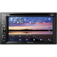 Pioneer AVH-A3200DAB - DVD-modtager - näyttö - 6.2" - korvakäytävään upotettu - Double-DIN - 50 wattia x 4 kappaletta