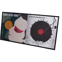 Studio 57 Kehys 2 x 12" vinyylilevyille (musta)