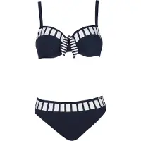 Sunflair Bikini laivastonsininen / valkoinen