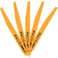 DeWalt Puukkosahanterä DT2406-QZ; 203 mm; 5 kpl.