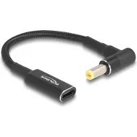 DeLOCK – Adapter cable for Laptop Charging Cable USB Type-C female to Acer 5.5 x 1.7 mm male 15 cm (60038)