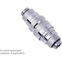 Alphacool Eiszapfen -pikakiinnitysliitin, uros, G1/4, kromi