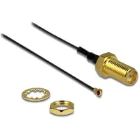 DeLOCK 88815 - Antennikaapeli, 20 senttimetriä, Harmaa