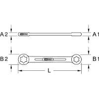 Ks Tools Kaksoislenkkiavain 911.0373
