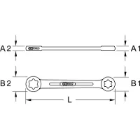 Ks Tools Kaksoislenkkiavain 911.0371