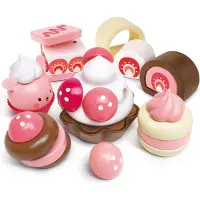 Hape Strawberry Dessert - Multi/patterned - ONE SIZE