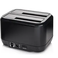 LC-Power LC-DOCK-U3-III, HDD, SSD, SATA, 2.5,3.5", 4000 TB, USB 3.2 Gen 1 (3.1 Gen 1) Type micro-B, Musta