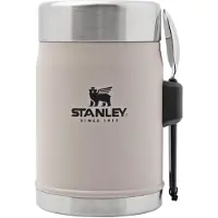 Stanley Classic Legendary Food Jar + Spork eväsrasia mukana haarukka Ash 400 ml