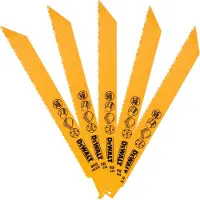 DeWalt SABLONTERÄ 203x1.8-2.5mm /5 kpl