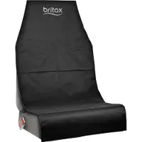 Britax kurasuoja, istuinsuoja autoon Mustassa suojassa isofix-reiät
