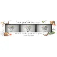 Yankee candle Candle Coconut Beach set of mini scented candles 3x37g (U)