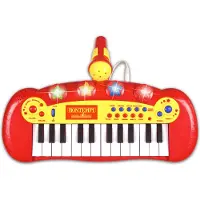 Bontempi elektroninen näppäimistö ja mikrofoni