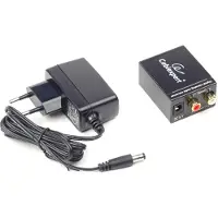 Gembird DSC-OPT-RCA-001, 32, 44.1, 48, 96 kHz, 0,5 W, 5 V, 41 mm, 51 mm, 26 mm