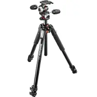 Manfrotto Tripod 055 Alu 3.section Tripod-Kit (MF-055XPRO3-3W)