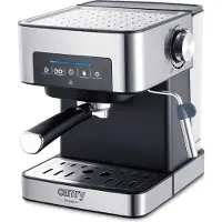 Camry CR 4410 -espressokone, 1,6 l, musta ja ruostumaton teräs