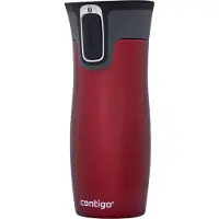 CONTIGO Isoterminen juomapullo - - Westloop - 470ml - 100 % vedenpitävä - Ruostumaton teräs